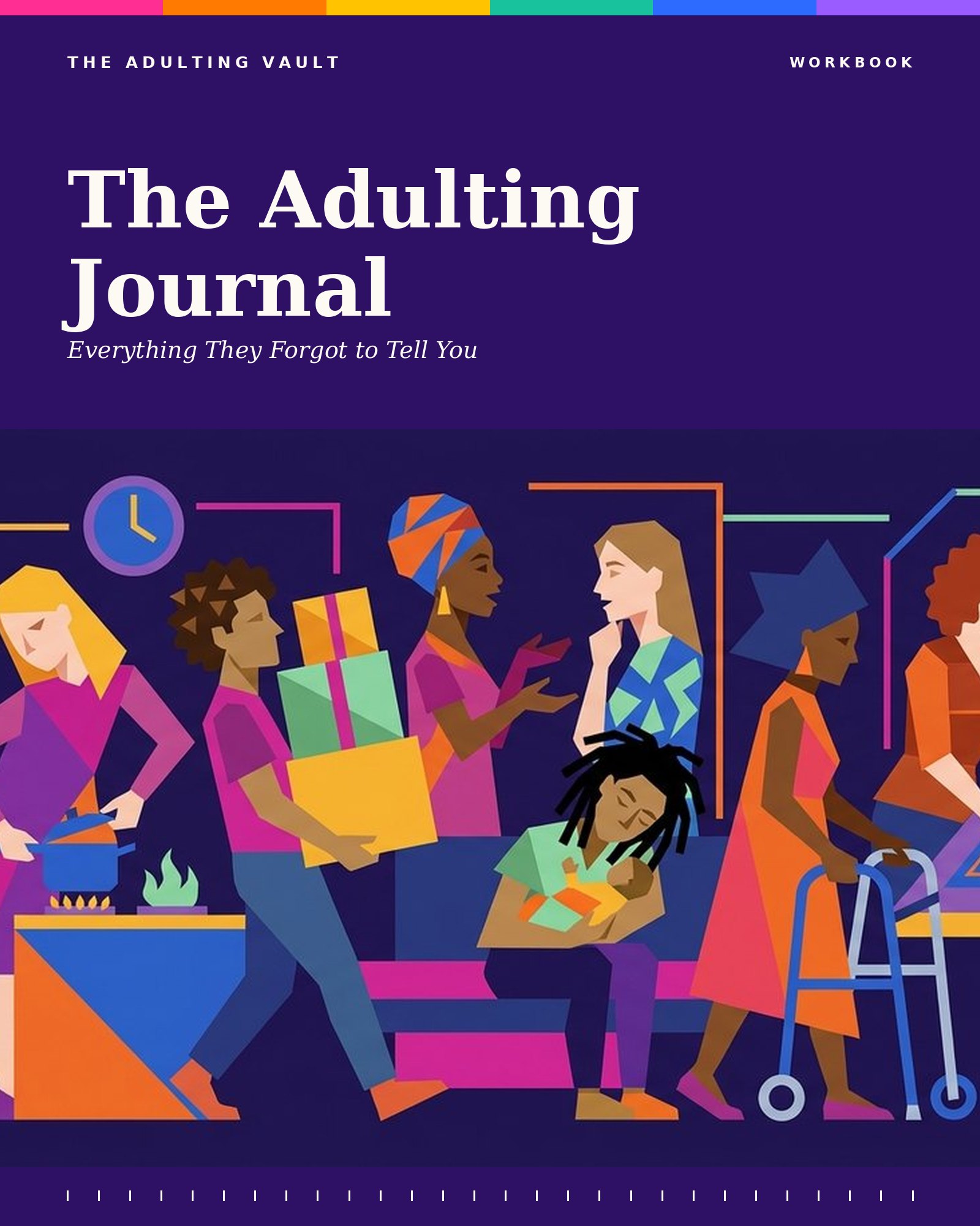 The Adulting Journal cover