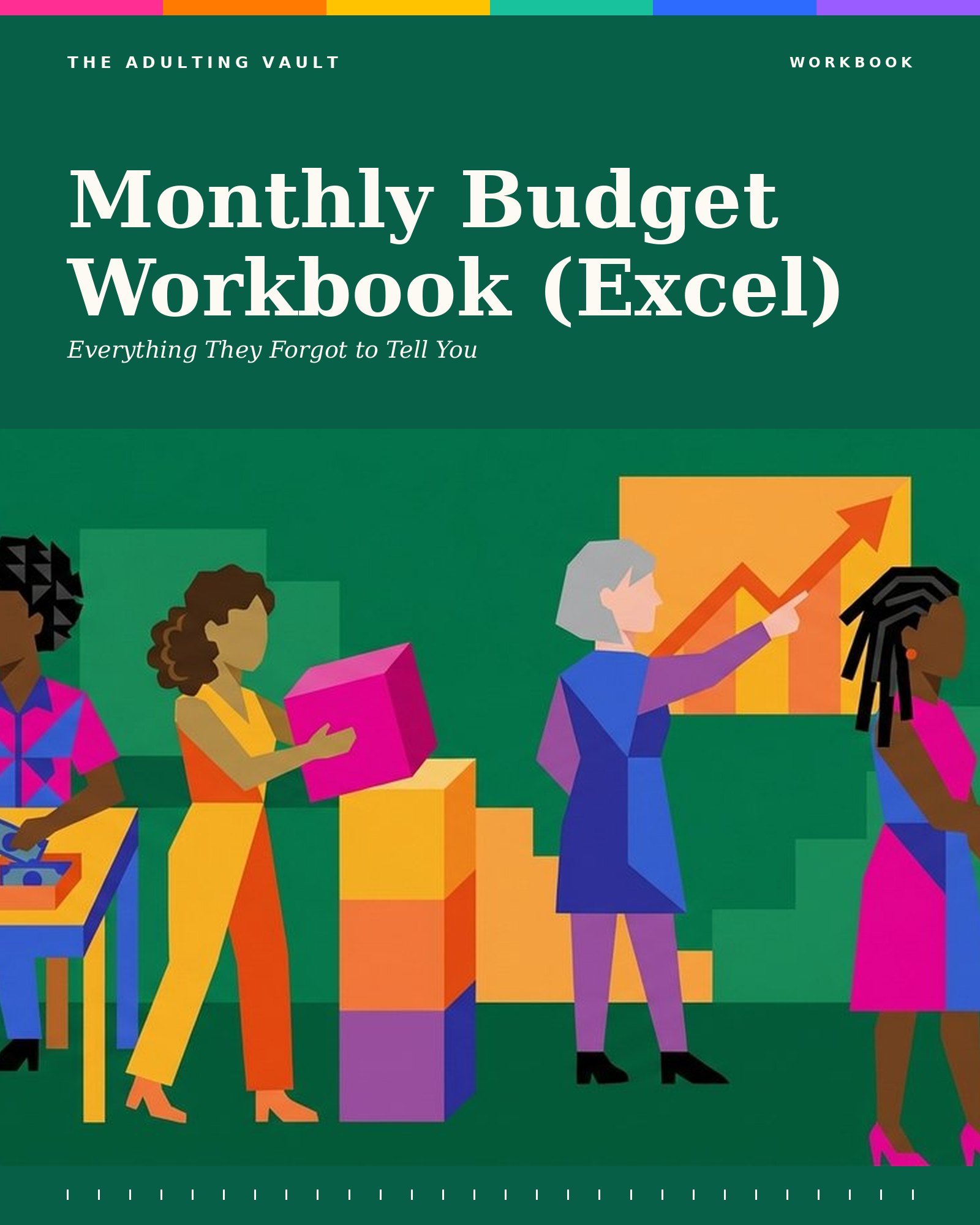 Monthly Budget Workbook (Excel) cover