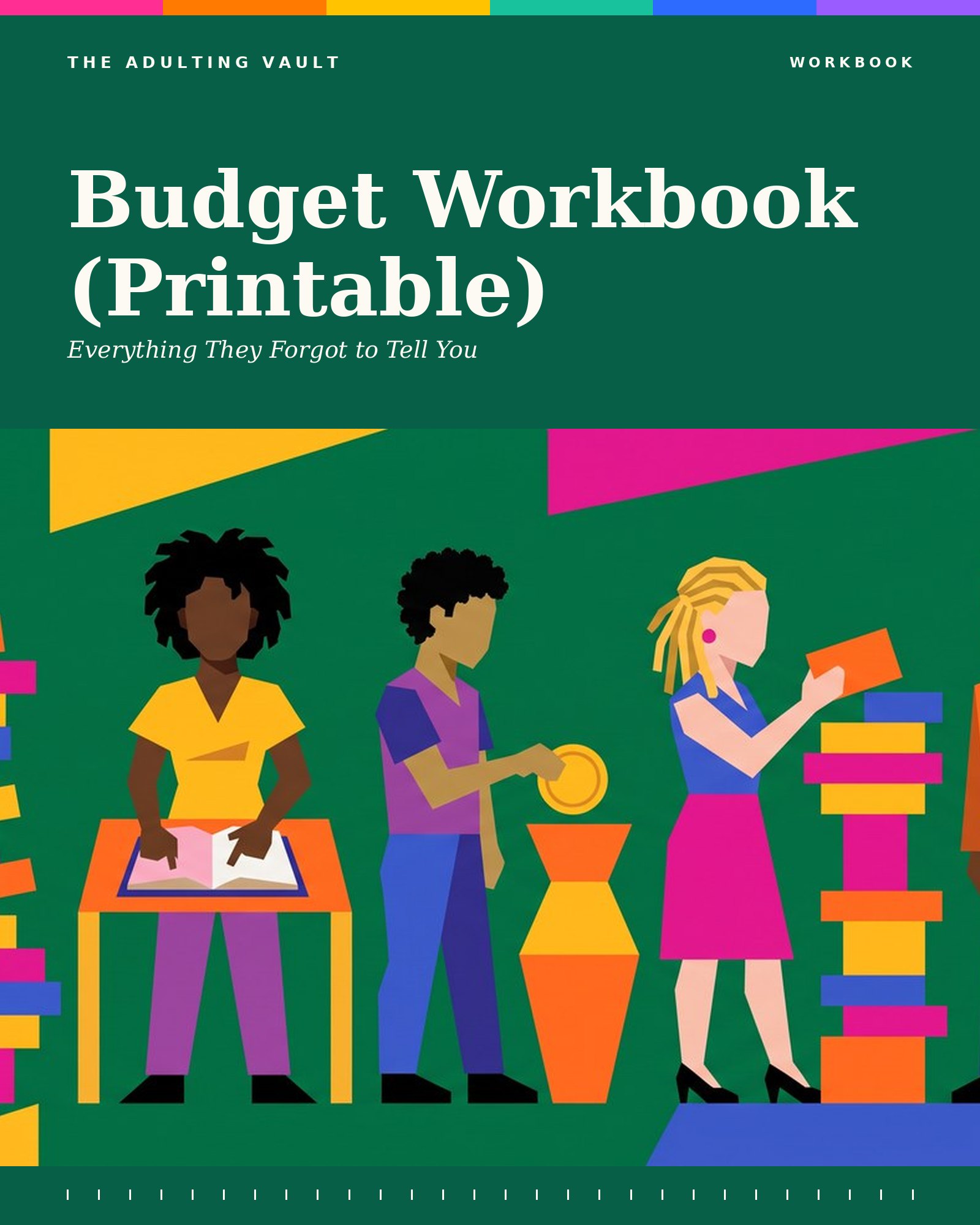 Budget Workbook (Printable) cover