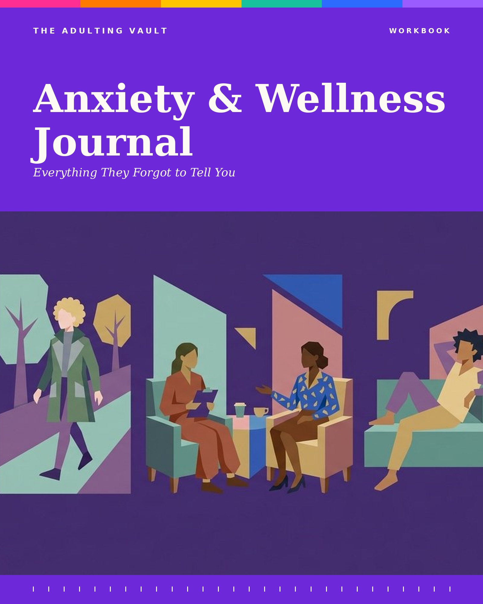 Anxiety & Wellness Journal cover